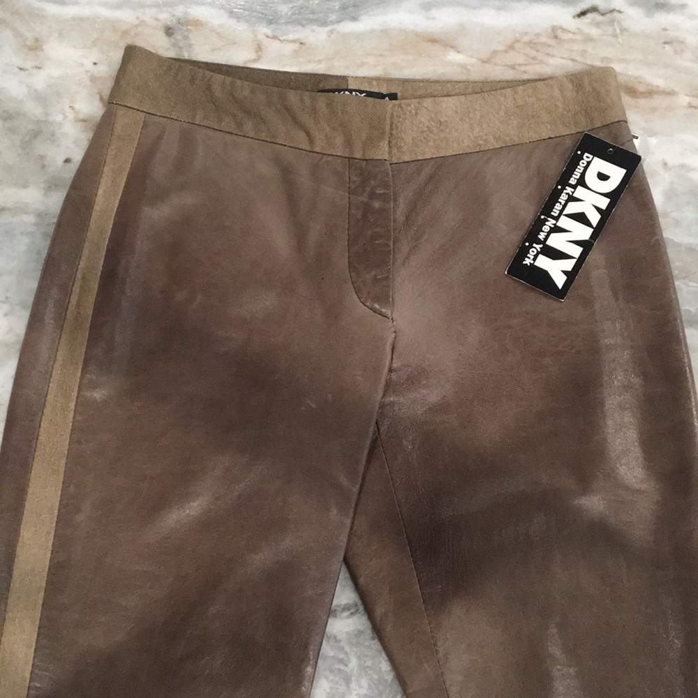 Vintage DKNY leather pants size 4